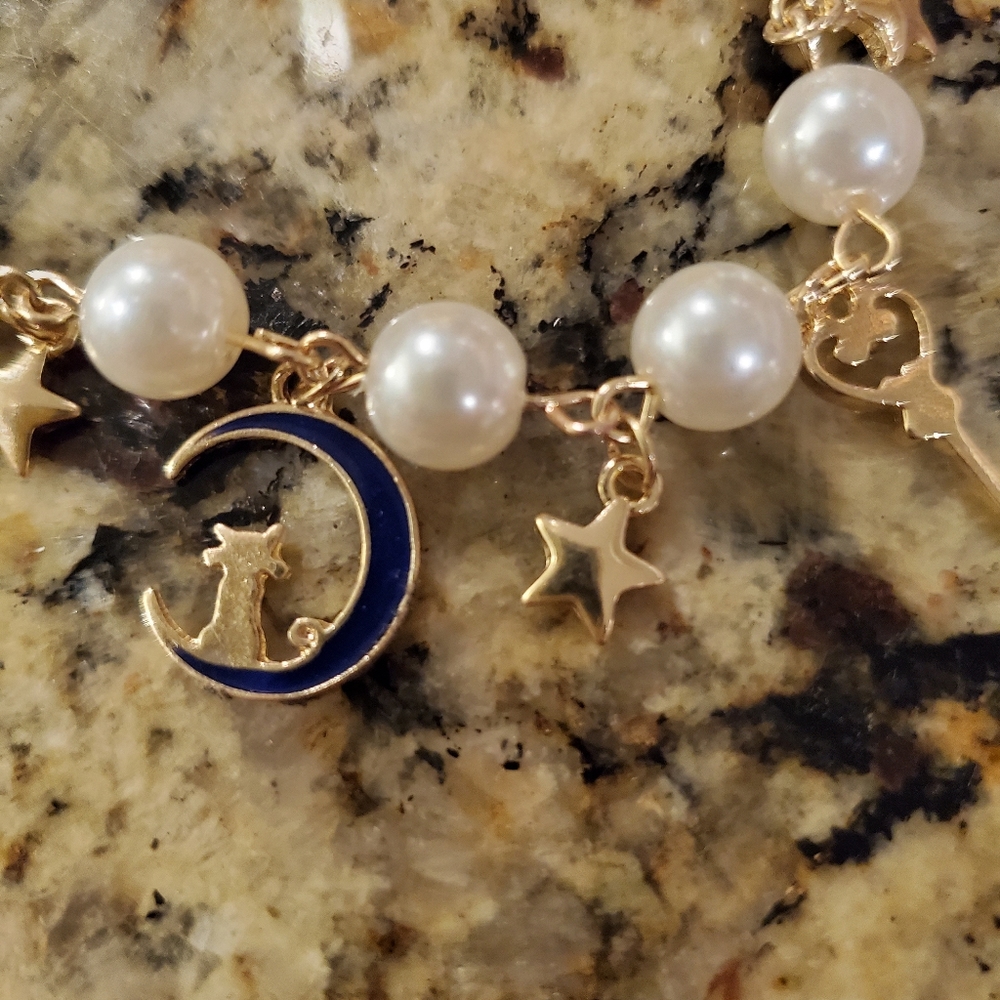 Sailor moon frux pearl charm bracelet - Picture 4 of 7